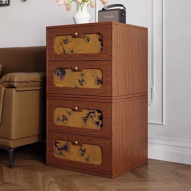 Антикварный шкаф из массива дерева с ароматной марлевой тканью, модульный комбинированный шкаф для гостиной, ретро-шкаф Кармен, новый телевизионный шкаф в китайском стиле, прикроватная тумбочка