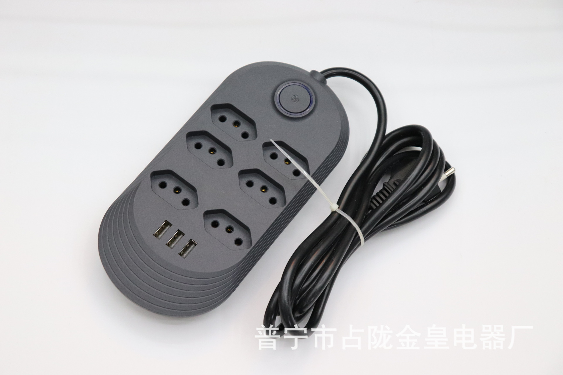 América del Sur dos redondos tres redondos TYPE-C estándar brasileño enchufe brasileño enchufe placa de conexión USB con cable enchufe