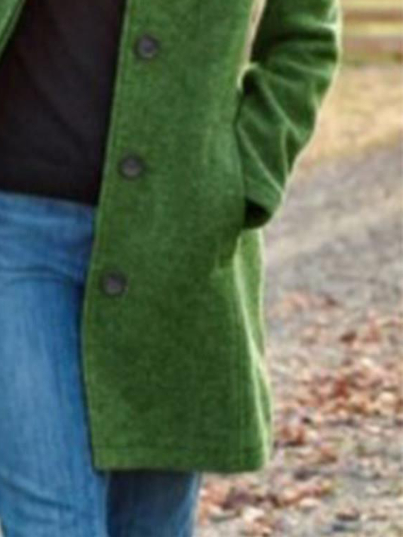 Women's Long Woollen Overcoat For Women Retro Style Solid Colour_voghion.com