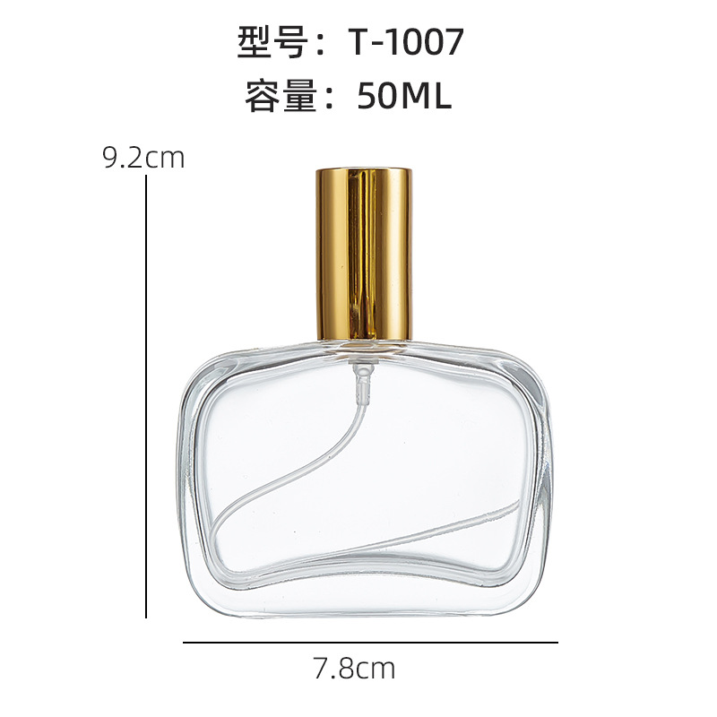Stock 50ml conjunto completo de botellas de perfume de alta gama portátiles botellas de perfume de spray
