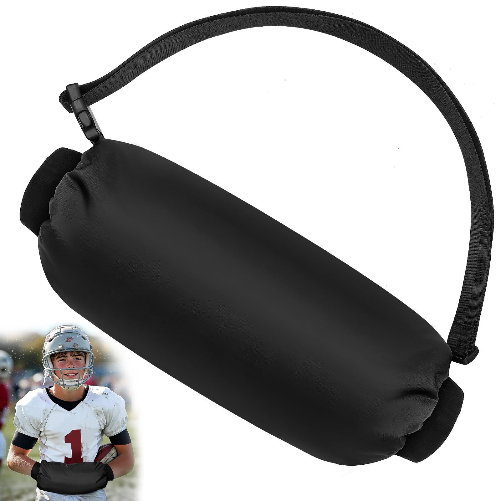 football travel belt bag with zipper