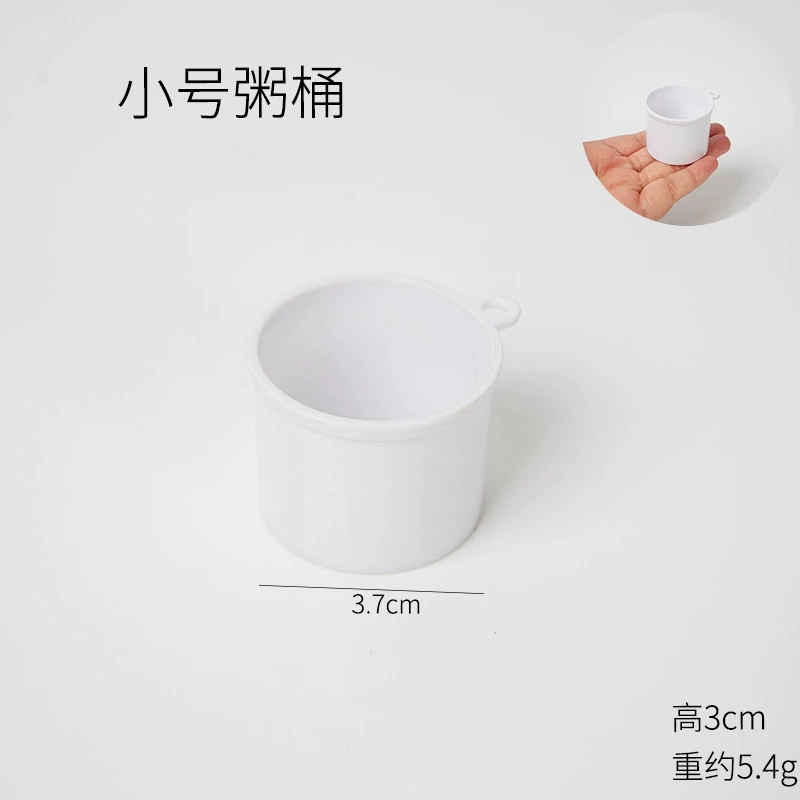 Small realistic tableware, food play, toy, DIY