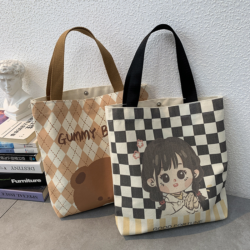 Nueva bolsa de almuerzo portátil ins artístico Lindo bolso de la momia conmutando bolso lonchera bolsa al por mayor