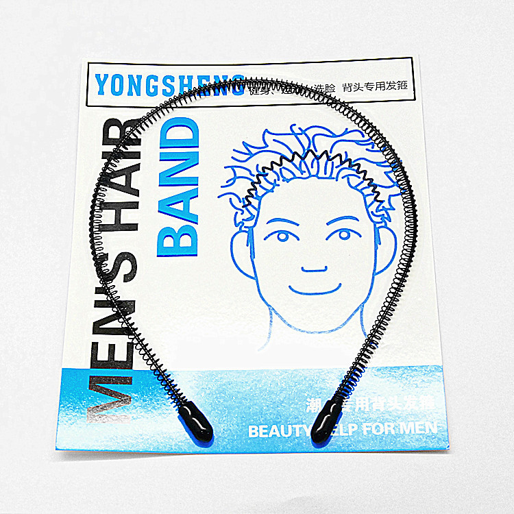 Diadema de los hombres de moda espalda de los hombres pelo invisible presionando diadema grutas de pelo vinculante cara lavado deportes banda de pelo horquilla de pelo pinza de pelo hembra