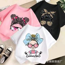 夏季新款韩版童装短袖批发 2024儿童T恤男童女宝宝卡通印花单上衣