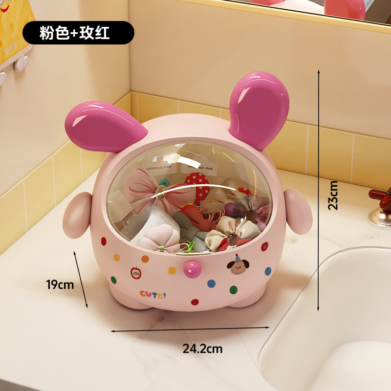 ベビー用品収納ボックス大容量子供用スキンケア製品薬箱蓋付き漫画デスクトップハンドクリーム収納ボックス|undefined