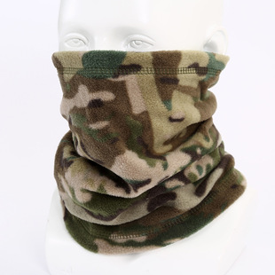 Outdoor Camouflage Cold-proof Warm Wai Mask Riding Face Towel Fleece Collar Outdoor Sports Tactical CS Mask Props