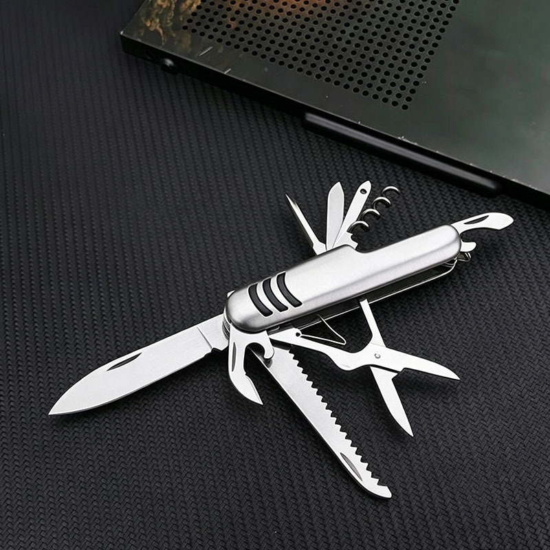 Carefully Selected Folding Multi-Functional Knife, Outdoor Supplies, Home Travel, Outdoor Combination Knife, Swiss Folding Knife, Self-Defense Knife