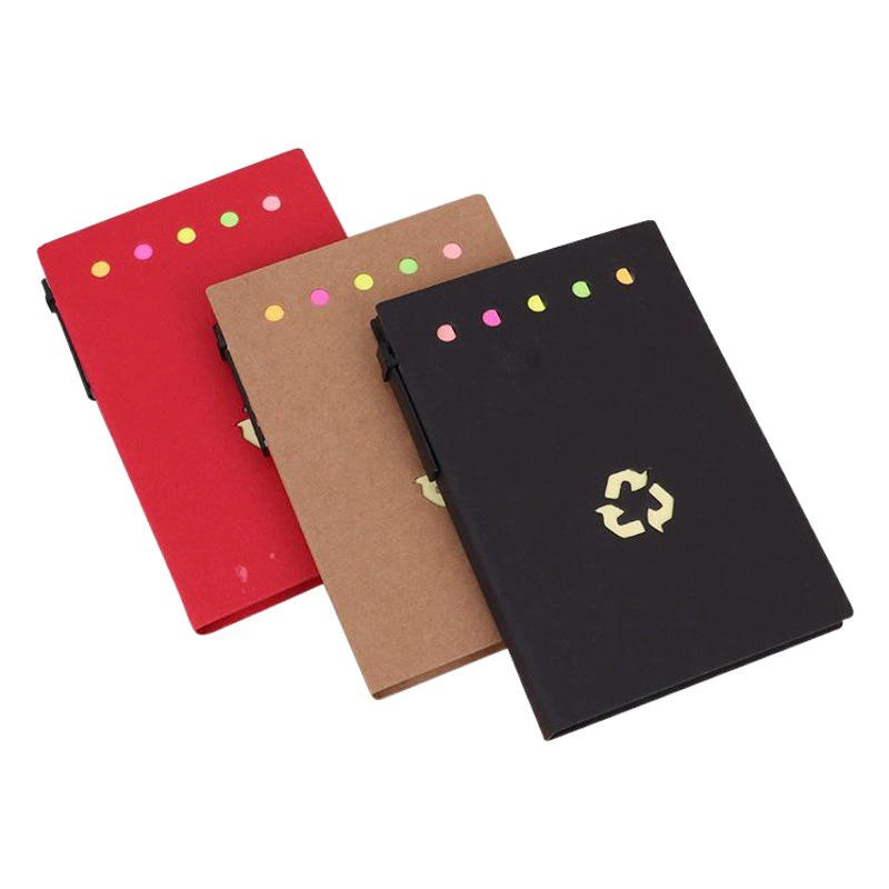 Крафт-бумага Студенческая цветная прозрачная записная книжка липкая записная книжка черновик комбинация N раз наклейки печать рекламная записная книжка
