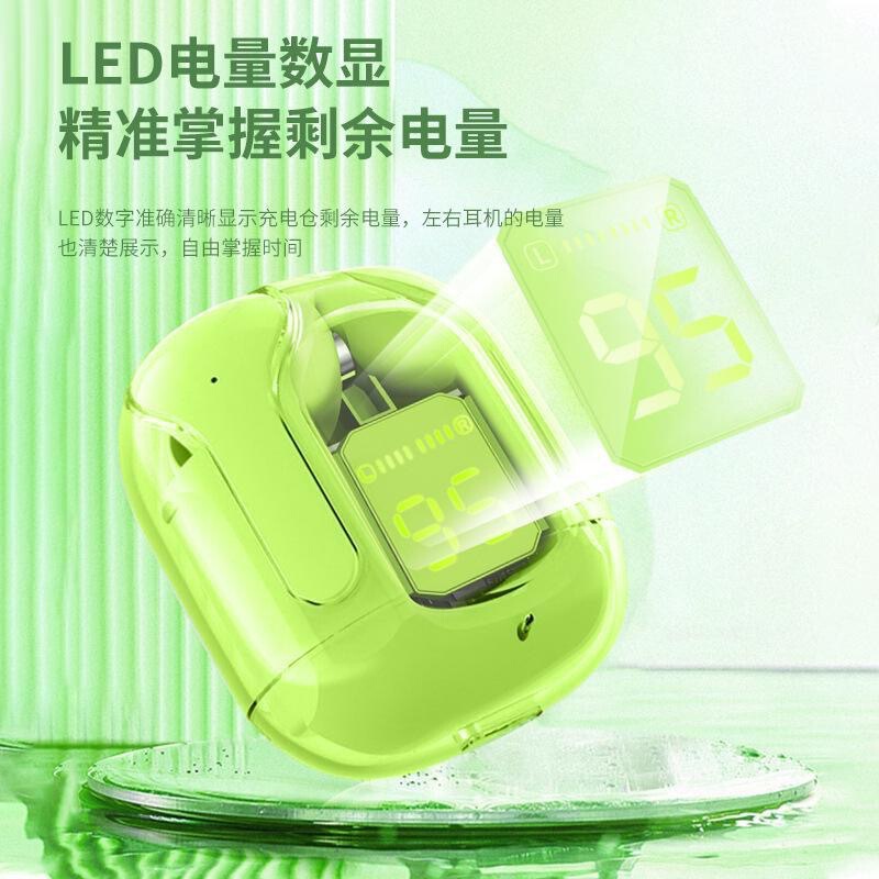 跨境Air31蓝牙耳机HK3透明款无线入耳式air39TWS耳机高清数显HK6|undefined