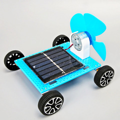 Solar Wind Car Model Science Project Educational Toy Kit for Primary School Students