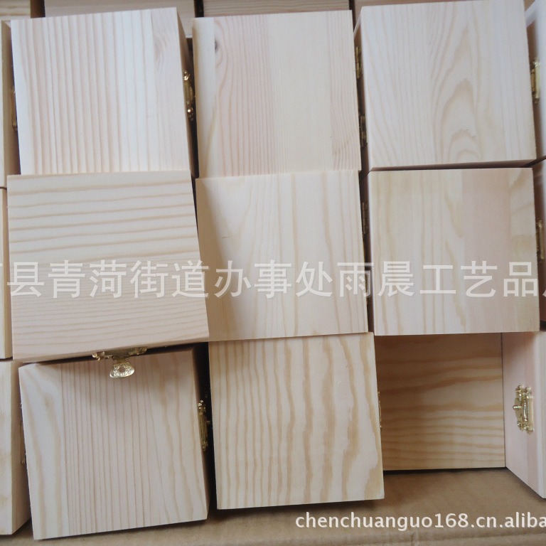 曹县松木包装加工各种各样的小木盒天然木材包装盒通用包装