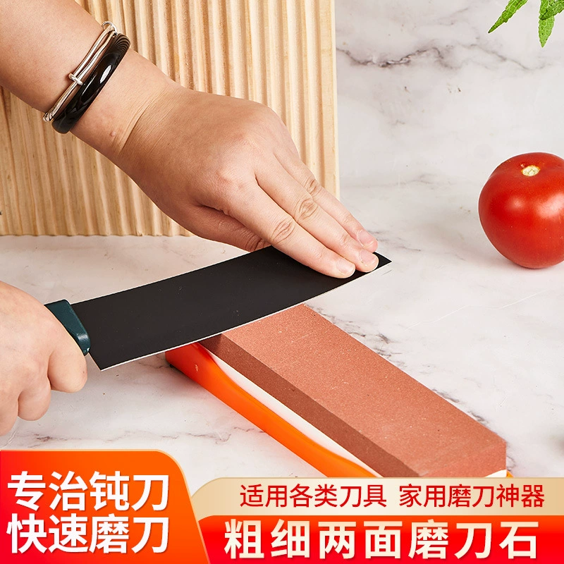 Заточка камня Кухонные лопасти Бытовой кухонный нож Двусторонняя толщина Быстрая заточка Артефакт Деревообработка Натуральный Профессиональный масляный камень
