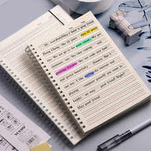 英语笔记本作业本16开A5线圈四线三格英语本16k加厚b5三年级