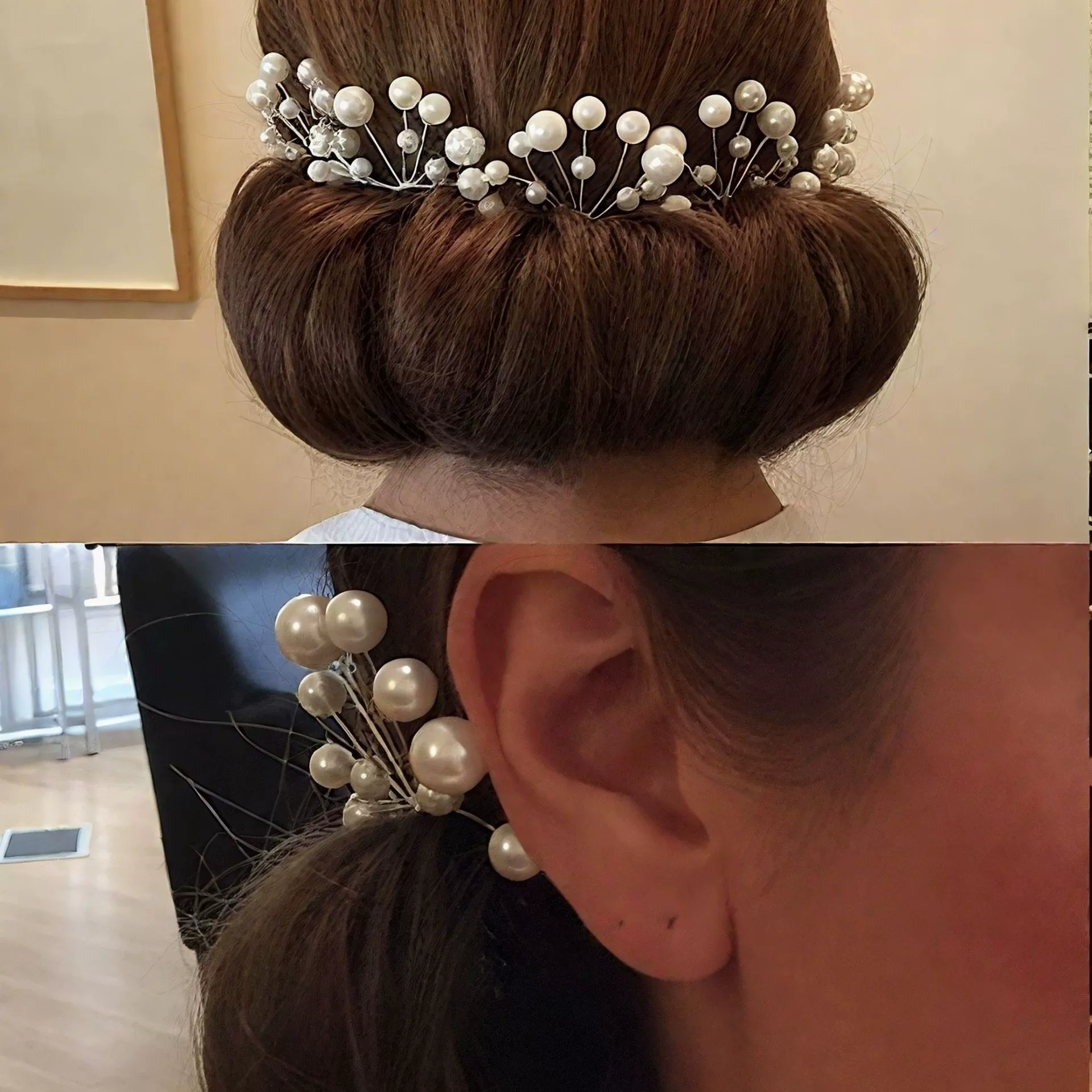 Заколка из жемчуга, украшение для невесты, (кросс-границы)