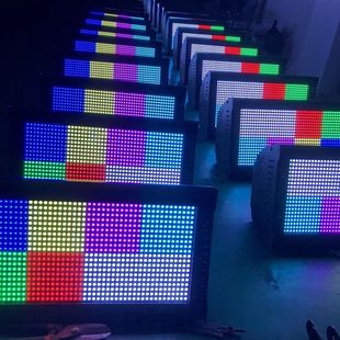 LED960 Strobe Light Sound Control 8-segment Strobe Light RGB Dyeing Light Bar Studio Atmosphere Light