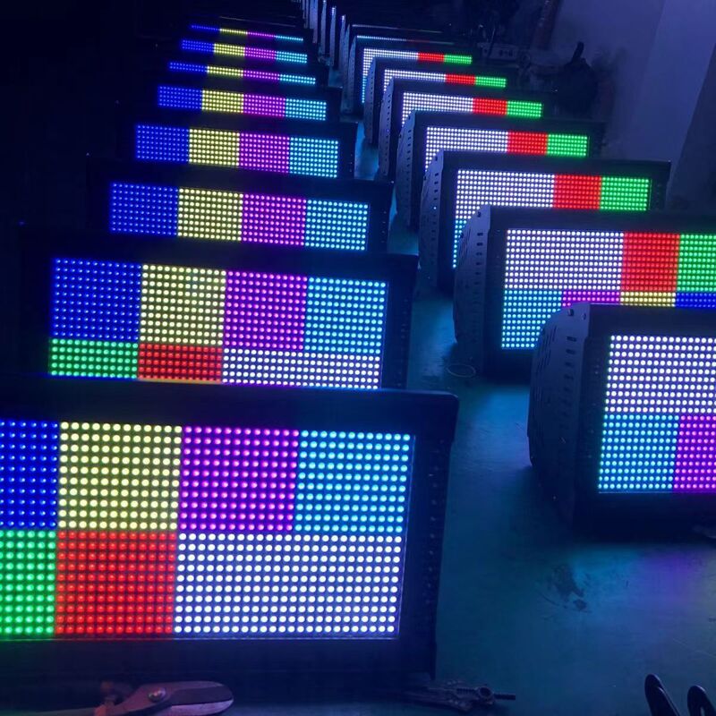 LED960 Strobe Light Sound Control 8-segment Strobe Light RGB Dyeing Light Bar Studio Atmosphere Light