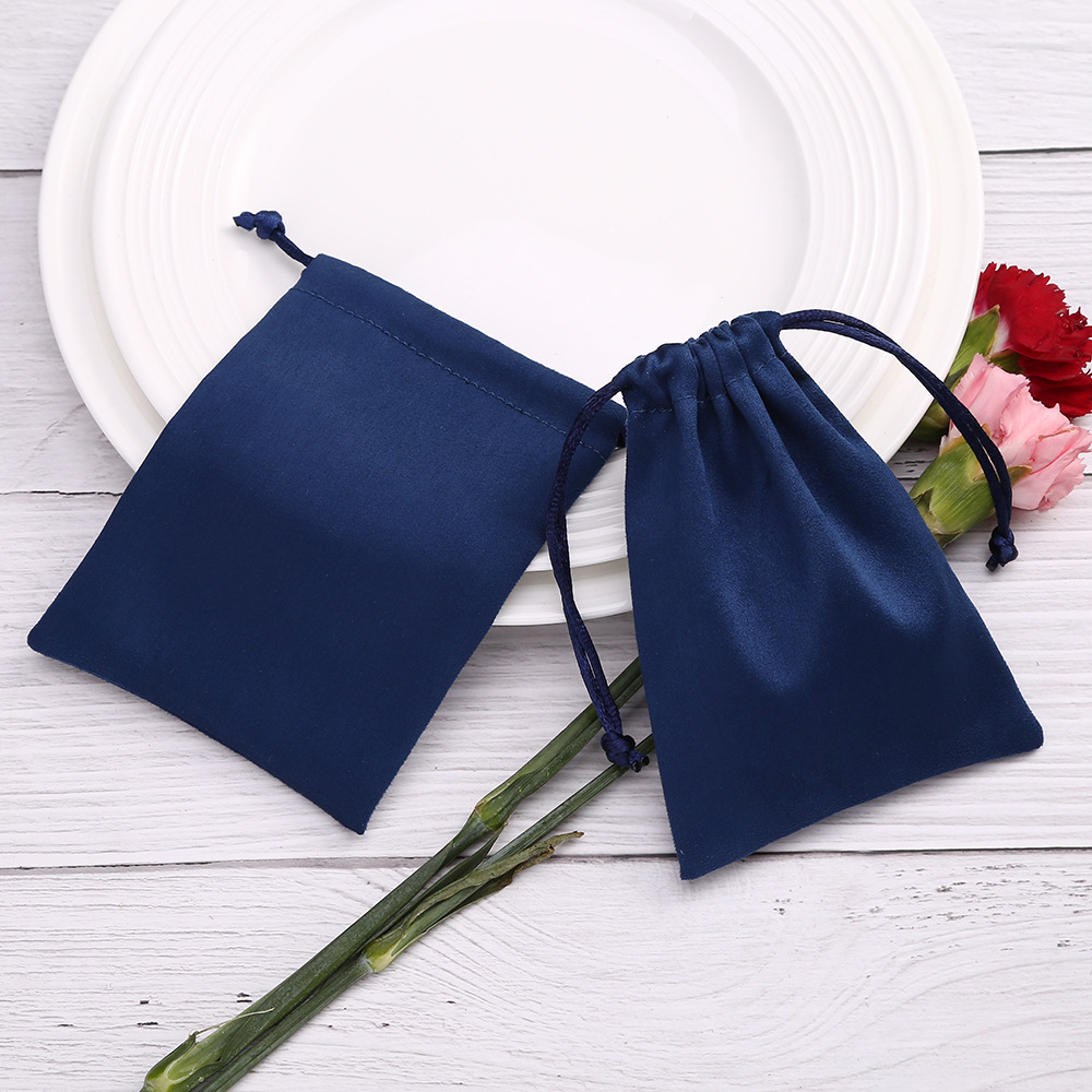 30g Weight Jewelry Packaging Bags Classification 1 Piece Quantity Daily Occasion Solid Color Pattern Drawstring Design Retro Style 1 Piece Retro Solid Color Cloth Drawstring Jewelry Packaging Bags 1