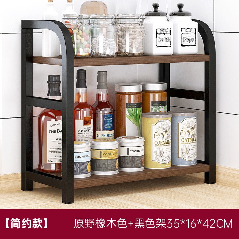 Esquina de la cocina estante de almacenamiento encimera de esquina trípode hogar esquina condimento estante de almacenamiento multi-capa condimento rack