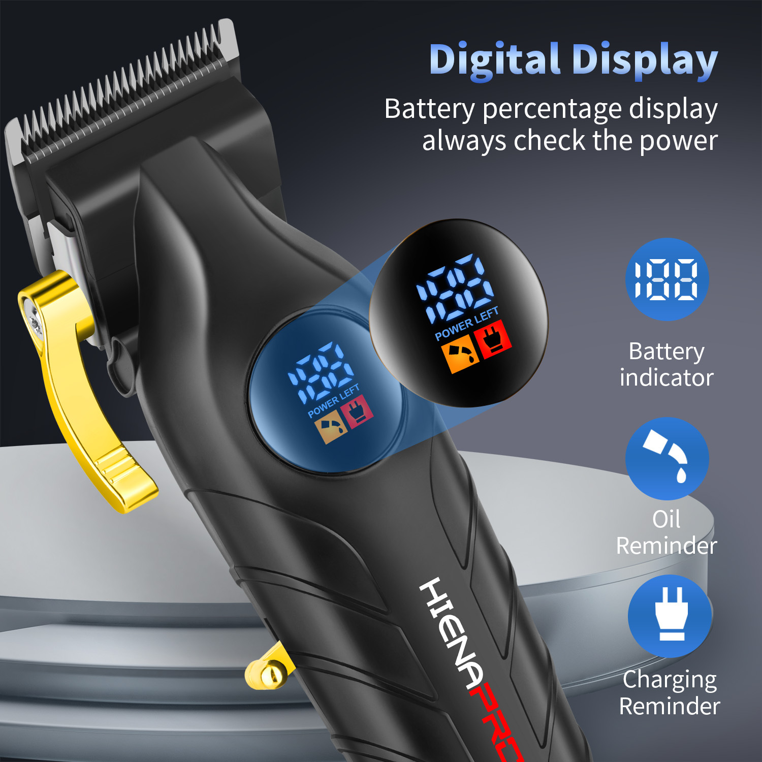 usb cortador de pelo eléctrico doméstico de alta gama cortador de pelo eléctrico recargable transfronterizo afeitador calvo venta galvanizado