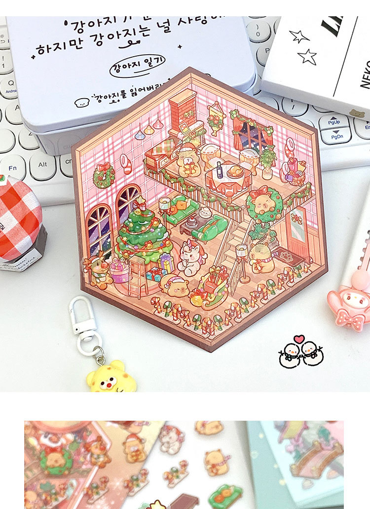 54g Weight 1 Set Cartoon Daily Paper Cute Stickers