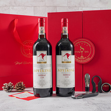 澳大利亚原瓶原装进口西拉干红葡萄酒源头工厂批发直播代发整箱送