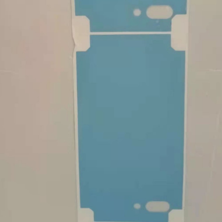 PVC双层附纸蓝胶附纸直收蓝膜模切专用