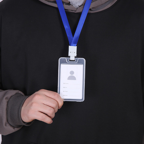 Work permit, factory brand, document card holder, name badge, student school badge, kindergarten bus meal card, access control, transparent tag lanyard