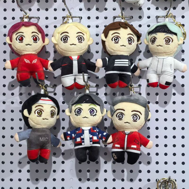BTS Korean Bangtan Boys TinyTAN merchandise BT21 plush toy small pendant bag keychain