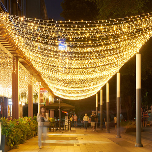 Led Small Colorful Lights Flashing String Lights Starry Sky Lights Colorful Atmosphere Lights Outdoor New Year and Spring Festival Decorative Lighting Lights