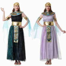 万圣节服装古埃及艳后雅典娜女神角色扮演服演出服表演女王游戏服