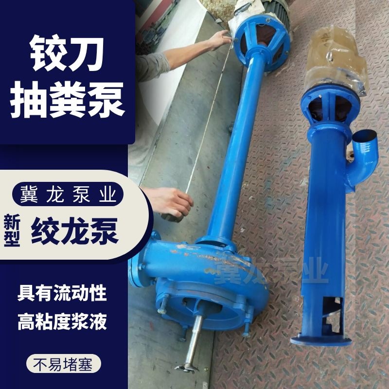 批发长轴抽粪泵4KW立式污水泵铰刀叶轮不堵塞NL2寸3寸4寸家用排污|ms