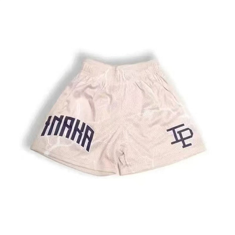 Pantalones cortos americanos para hombres marca de tendencia retro marca de agua pantalones de baloncesto de secado rápido pantalones cortos de entrenamiento para hombres de verano