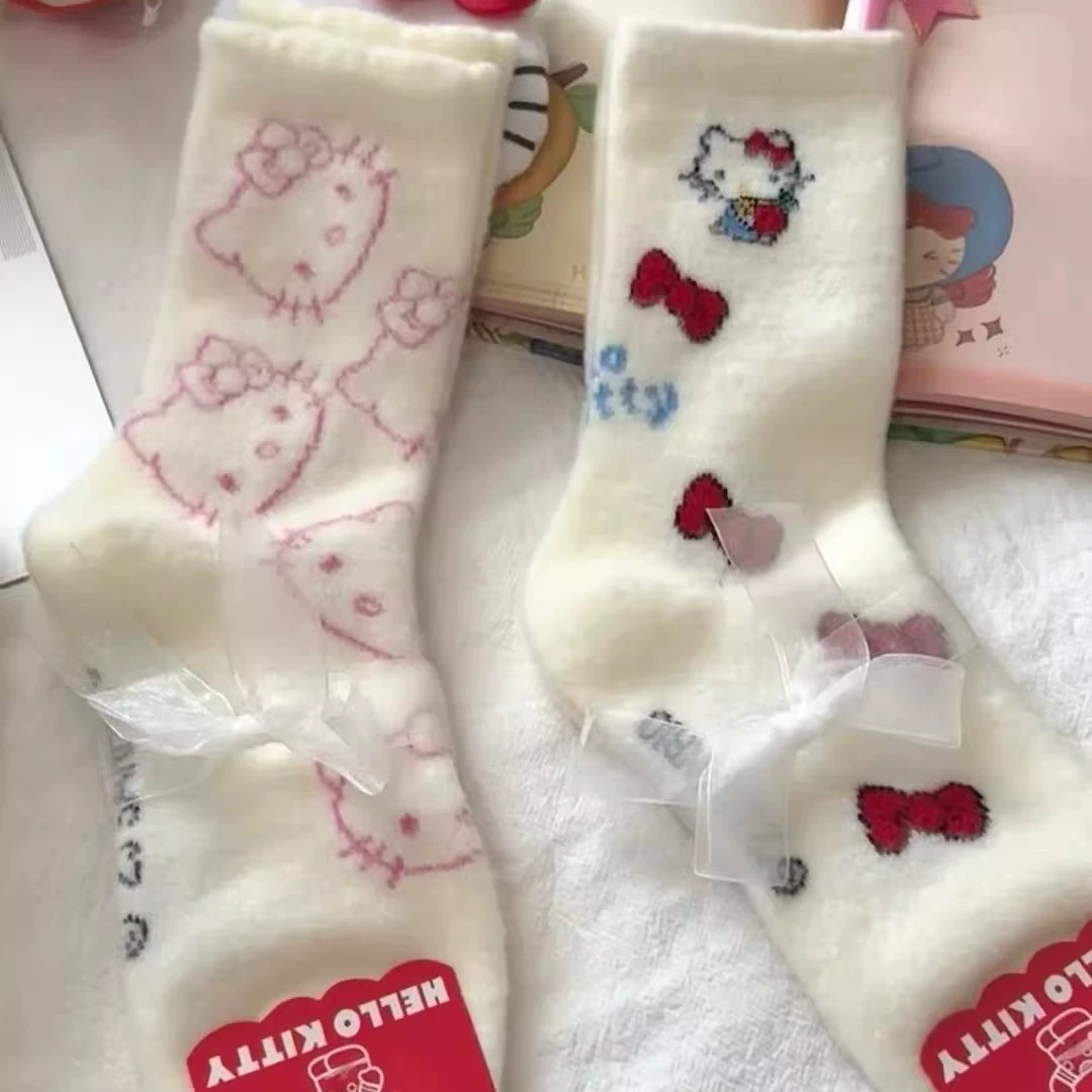 Бархатные гольфы (Cute) — демисезонные, увеличенная плотность, до колена