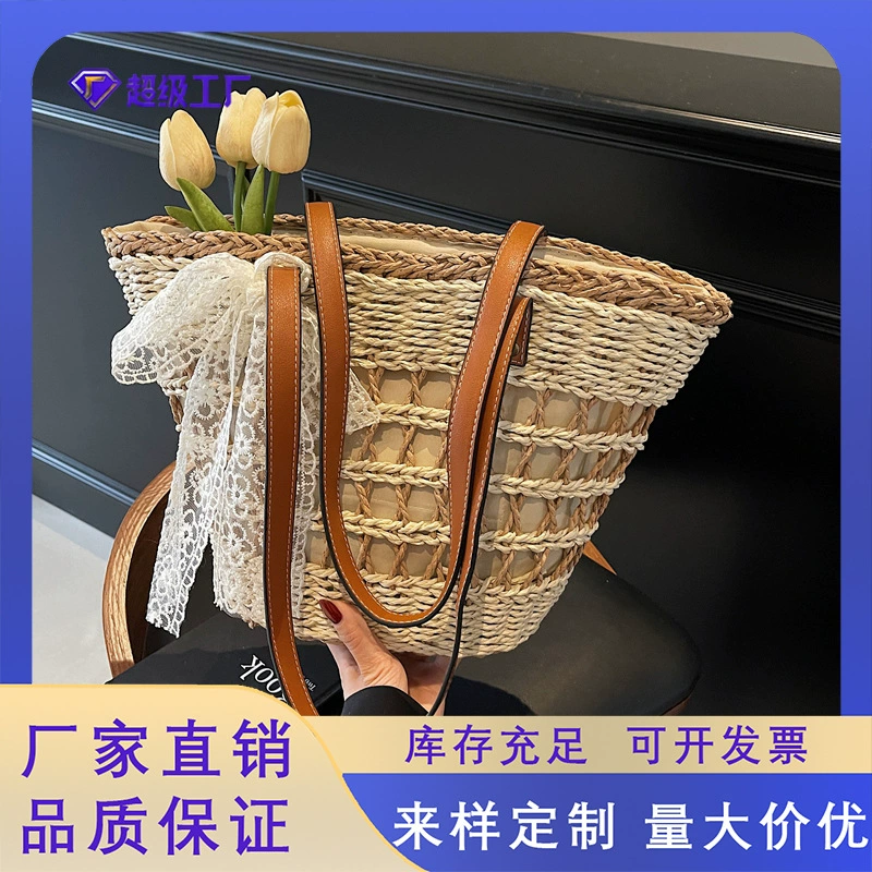 Простая сумка большой емкости 2025 повседневная весенняя мода женская сумка на плечо модная текстура сумка