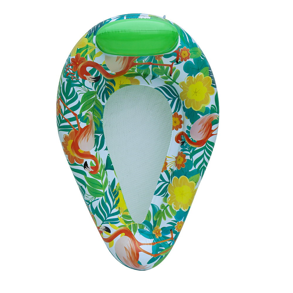 Inventario transfronterizo para aumentar el anillo de natación de flores flamencos con sequinilla, anillo de natación inflable para hombres y mujeres. image 17