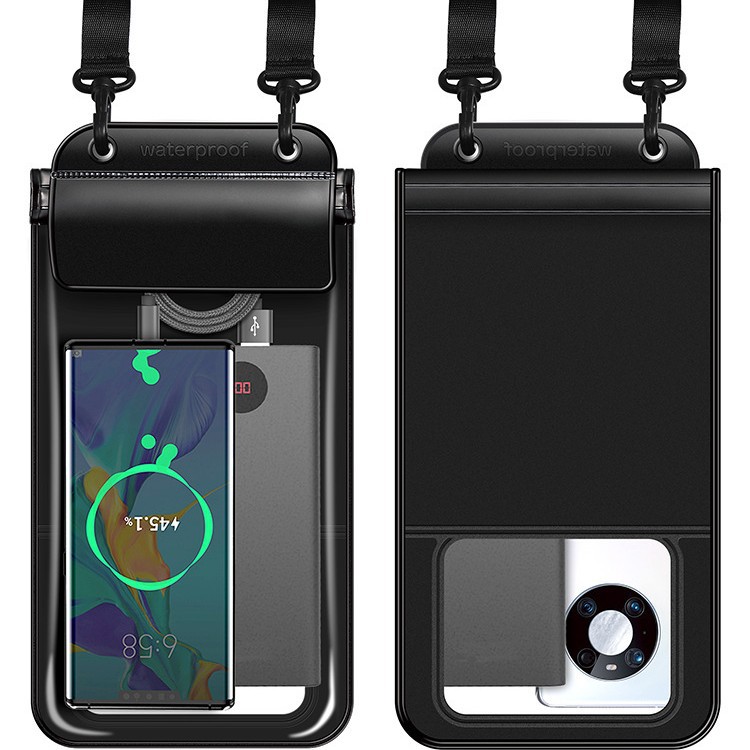 Waterproof Mobile Phone Bag for Running Takeout, Touch Screen Charging, Express Delivery, Outdoor Waterproof Bag, High-Transparency Waterproof Mobile Phone Case