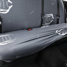 弹力汽车坐垫套全包围座椅套布艺服帖防尘罩单层靠背座位座垫