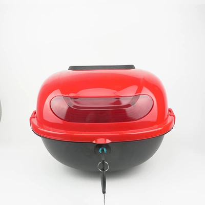 White, Motorcycle trunk - small-size-b2-trunk-big-red