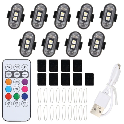 Other lights – wireless remote control multi-mode colorful - nine-lights-and-one-remote-control