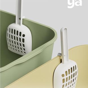 Anya cat sand shovel with hook shovel excrement small hole cat sand shovel knife pet cleaning tool small hole cat excrement shovel