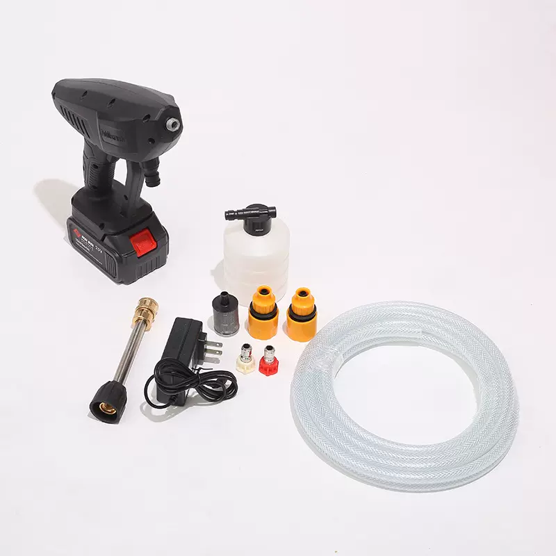 批发洗车机家用电动高压水枪锂电池便携无线洗车水枪配件