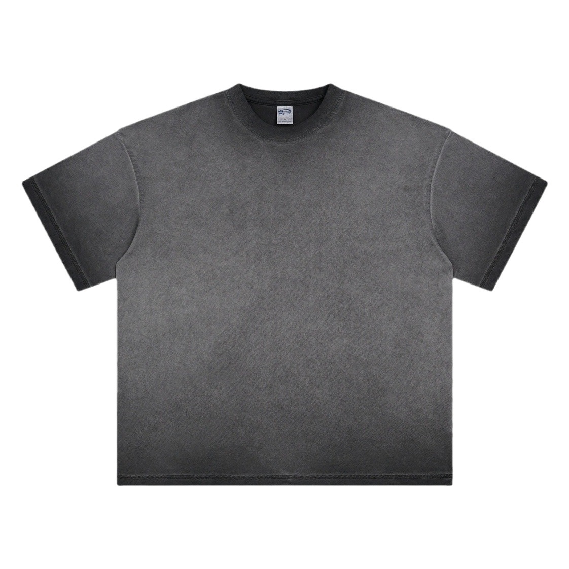 ARTIE ropa de Hombre | 2024 Nueva Camiseta de manga corta con lavado de dopamina para hombre Camiseta de cuello redondo blanco de color vintage