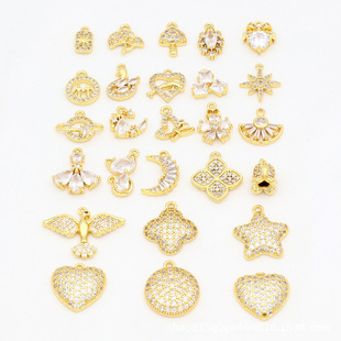 ��ɫ18k�����ʯ����������~�ݺ�������diy��朴���쉋D103B