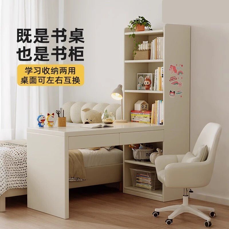 Corner Desk with Bookshelf and Bookcase Integrated, Home Study Desk, Bedroom Vanity Writing Desk, Corner Computer Desk Corner Desk with Bookshelf and Bookcase Integrated, Home Study Desk, Bedroom Vanity Writing Desk, Corner Computer Desk