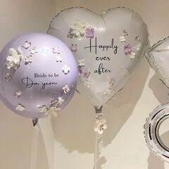 DIY アクセサリー弓リボン真珠の花びらフラワーピース装飾フローティングウェーブバルーン誕生日パーティーの雰囲気