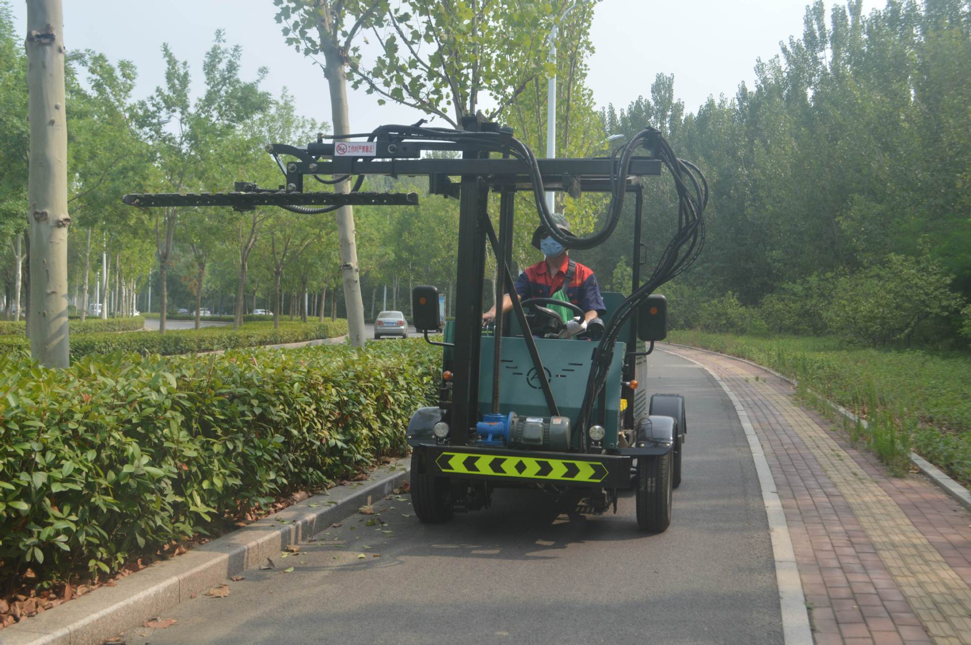 铁马工贸 小型多功能绿篱机 电动座驾式修剪车 操作灵活
