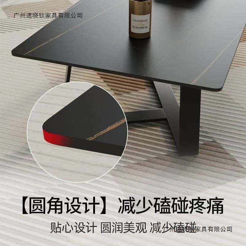 小さなアパートのリビングルーム用のコーヒーテーブル、軽くて豪華なモダンなハイエンドのティーテーブル、オフィスレンタルルームの収納用の小さなテーブル|undefined