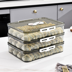 Dumpling box home kitchen multi-layer timing wonton storage box food-grade refrigerator quick-frozen frozen crisper wholesale