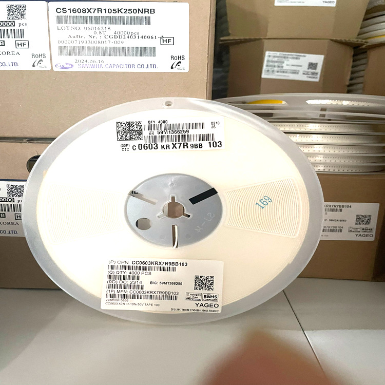 国巨贴片MLCC电容CC0402JRNPO0BN101   0402  100pF ±5% 100V